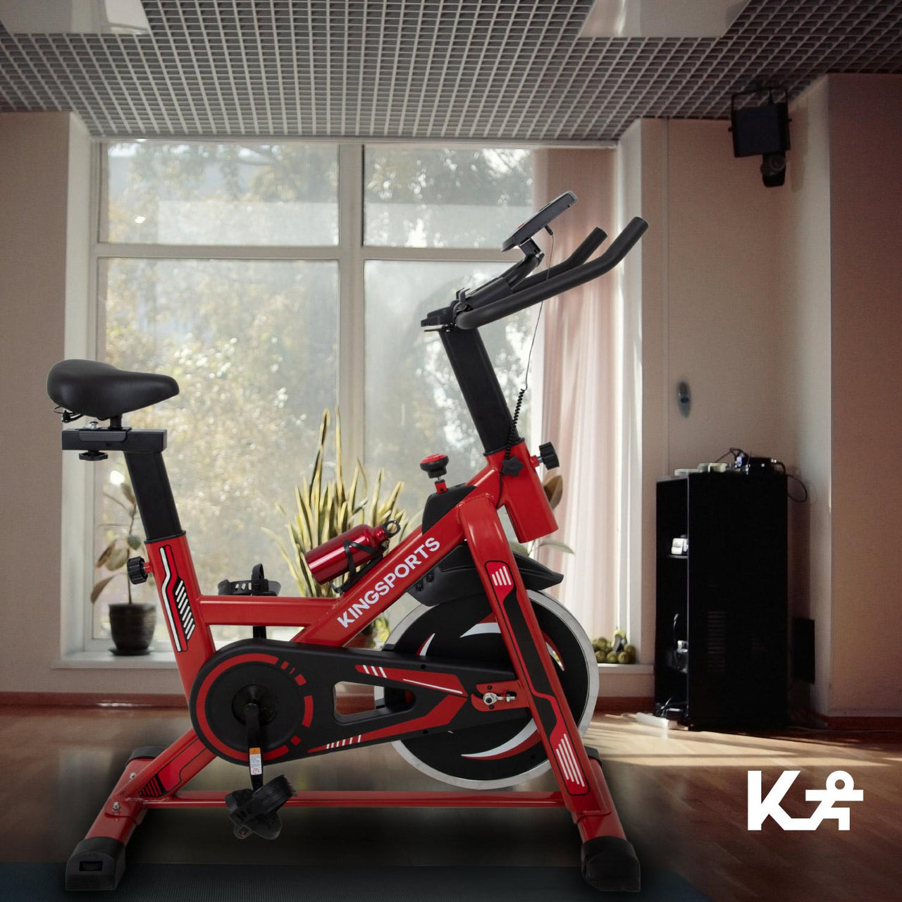 Bicicleta Fija 10 kg Estática Para Spinning Cardio Fitness