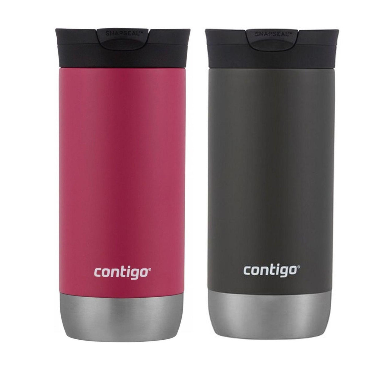 2 Termos Contigo Acero Inoxidable 473ml 16oz Café Y Agua