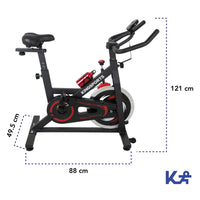 Thumbnail for Bicicleta Fija 18 kg Estática Para Spinning Cardio Fitness