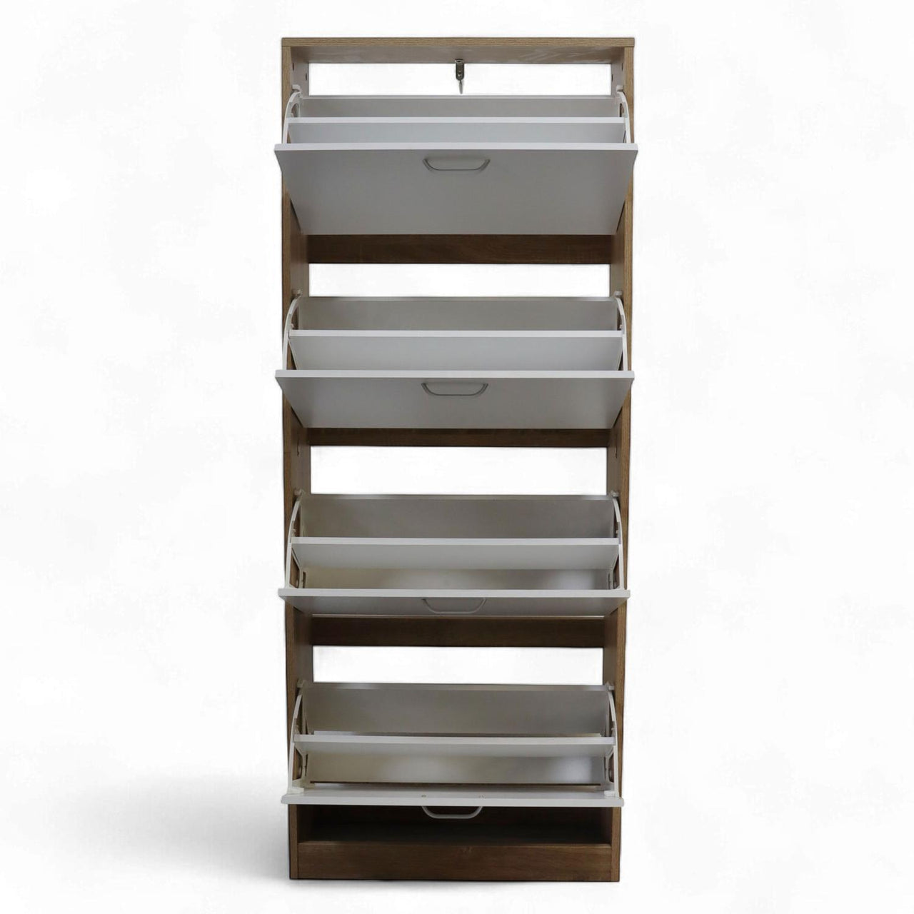 Mueble Zapatero Organizador 4 Cajones Compacto Blanco