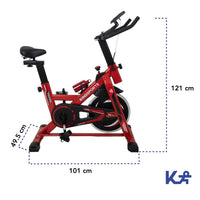 Thumbnail for Bicicleta Fija 10 kg Estática Para Spinning Cardio Fitness