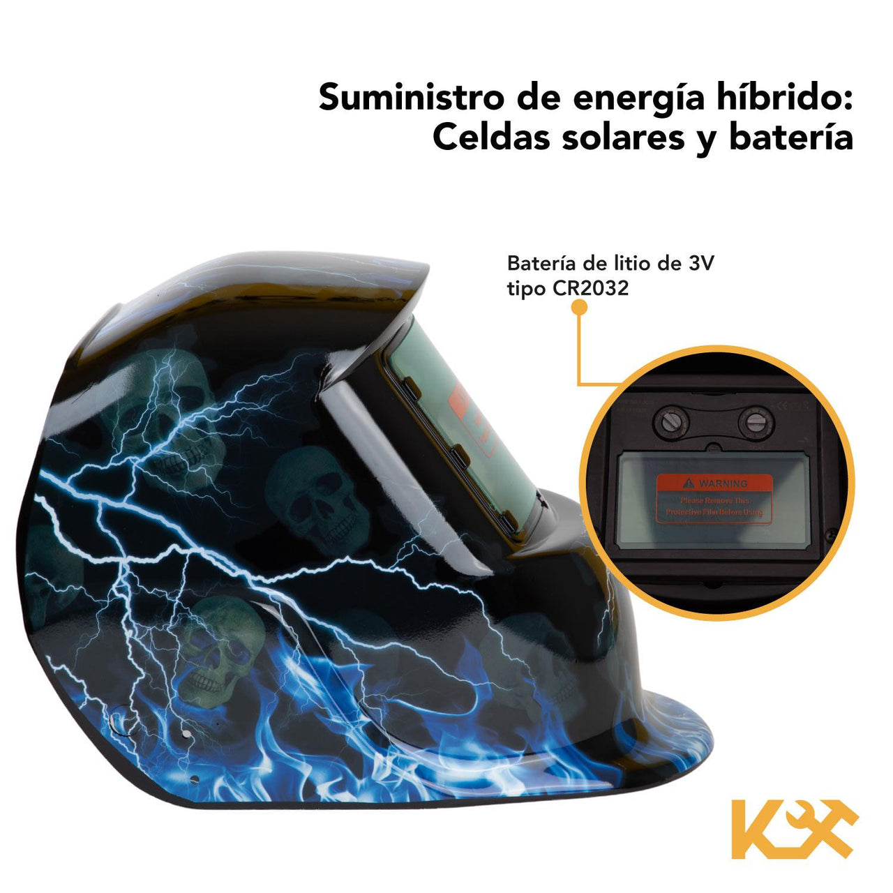 Careta Electrónica para Soldar Diseños Kingsman