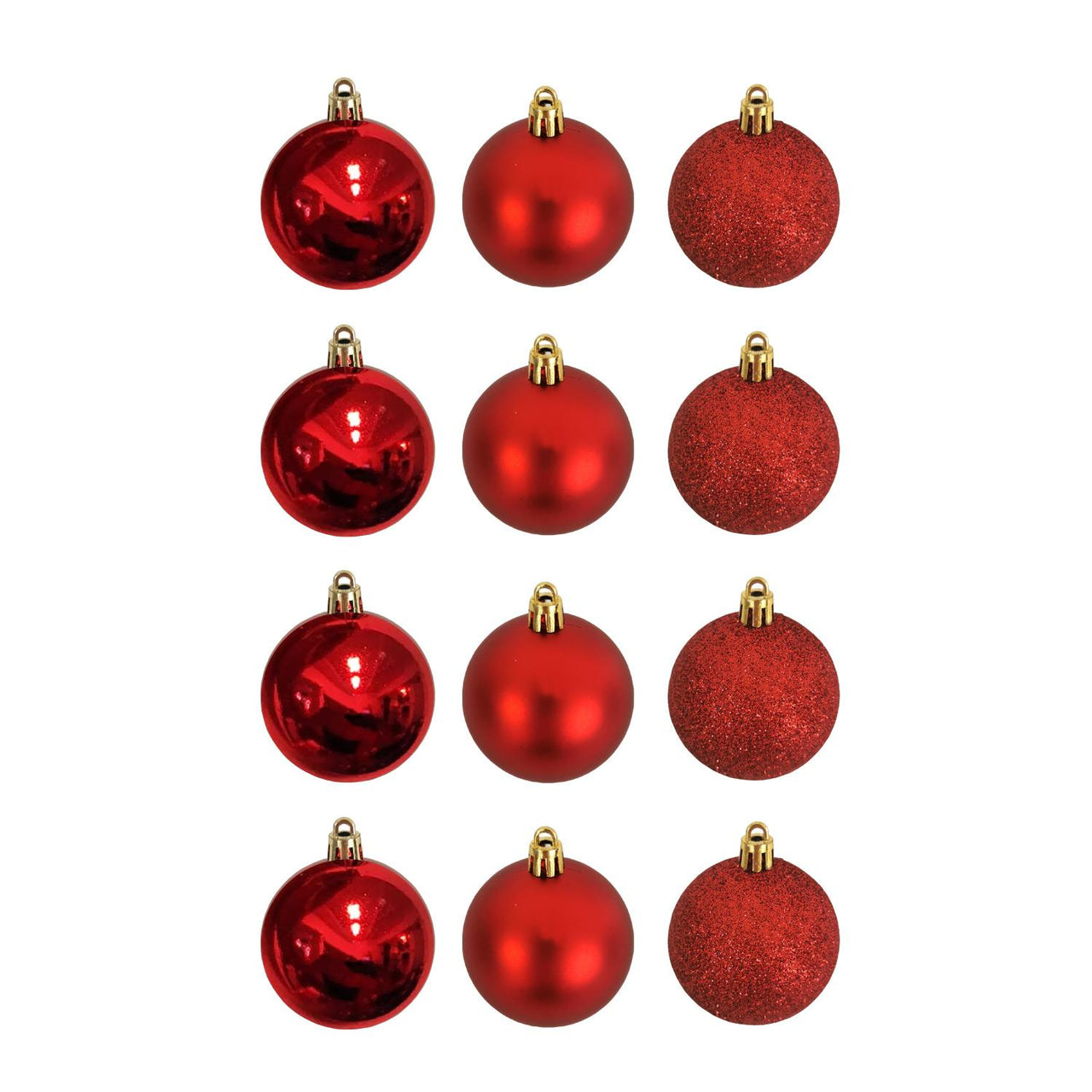 Adornos Navidad 24pz Decoracion Esferas Navideñas 4cm Arbol
