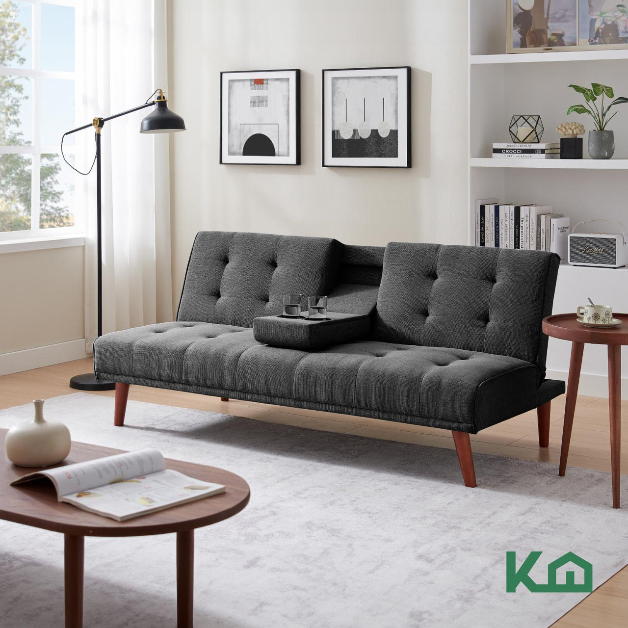 Sofá Cama Plegable Silla Reclinable Sillón Sala Moderna