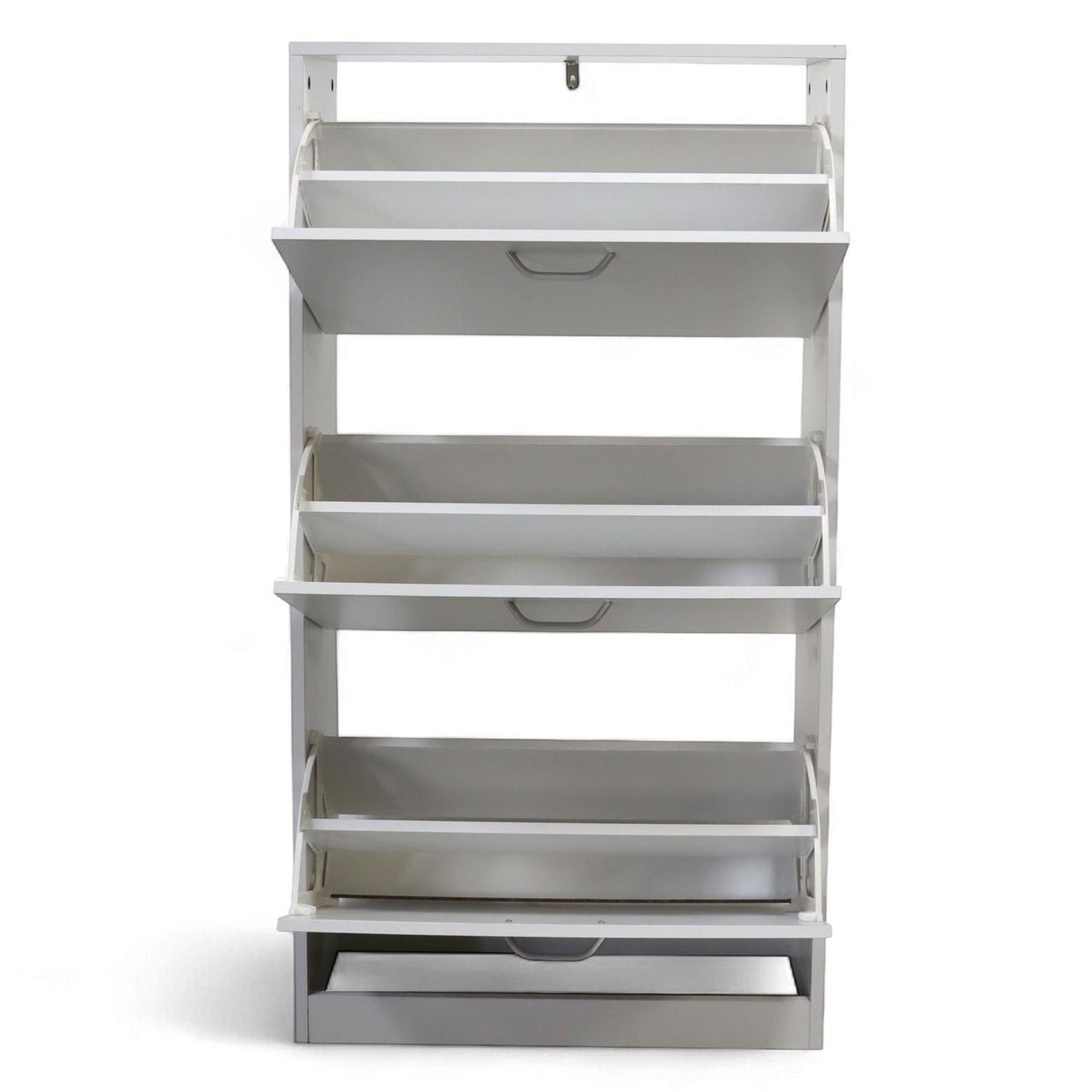 Mueble Zapatero Organizador 3 Cajones Compacto Blanco