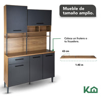 Thumbnail for Alacena Organizador Rack Multiusos Gabinete Despensero 210cm