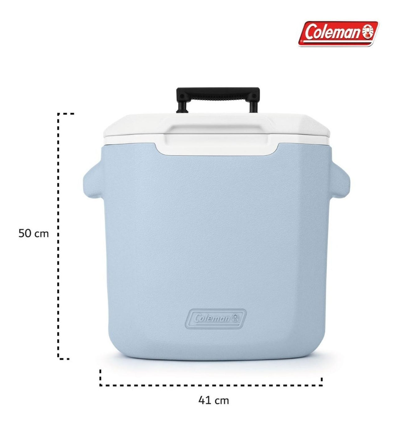 Hielera Coleman Con Ruedas Asa Retráctil 28qt Para 36 Latas