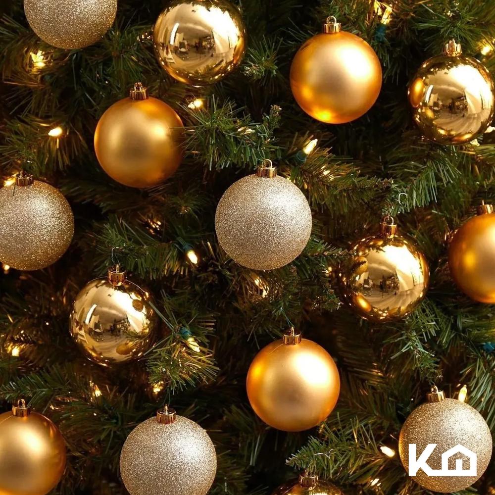 Adornos Navidad 24pz Decoracion Esferas Navideñas 6cm Arbol