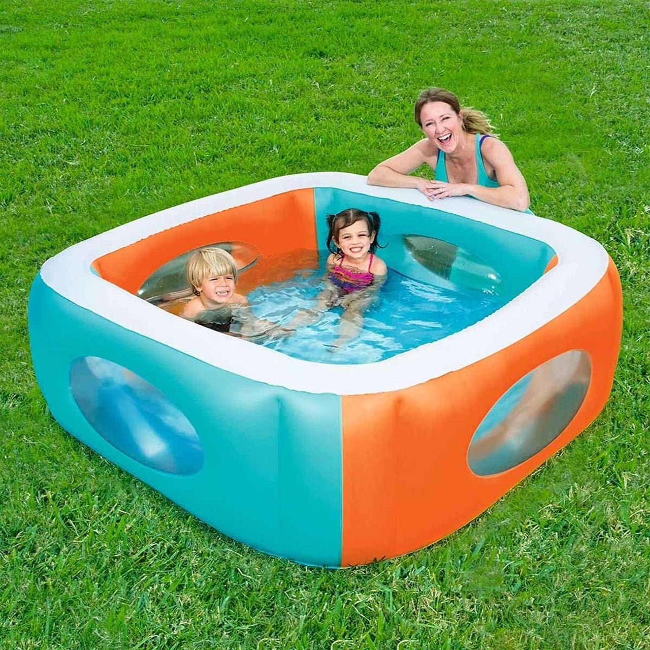 Alberca Inflable Ventana Infantil Cuadrada 168x56cm Bestway
