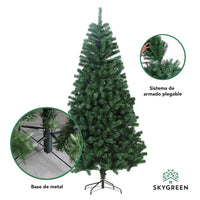 Thumbnail for Arbol De Navidad 180 Cm Artificial Pino Navideño Adornos