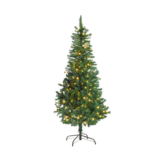 Árbol Navidad Artificial 1.80 M Con Luces LED Pino FrondosoSGXMASL180G