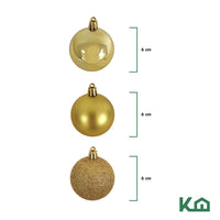 Thumbnail for Adornos Navidad 24pz Decoracion Esferas Navideñas 6cm Arbol