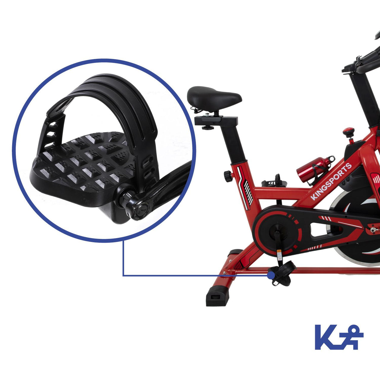Bicicleta Fija 10 kg Estática Para Spinning Cardio Fitness