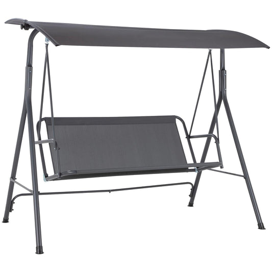 Banca Mecedora Columpio Exterior Summer Toldo Patio JardínSWG - SUMMER - GRI