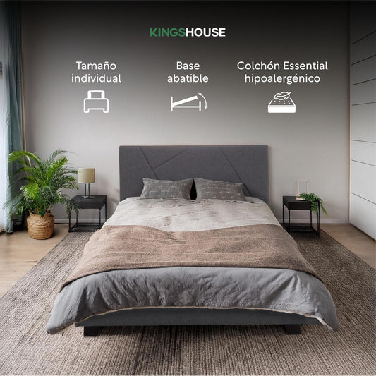 Base Cama Abatible Madera Colchón Memory En Caja IndividualBEDPLEGA - DREAMONE