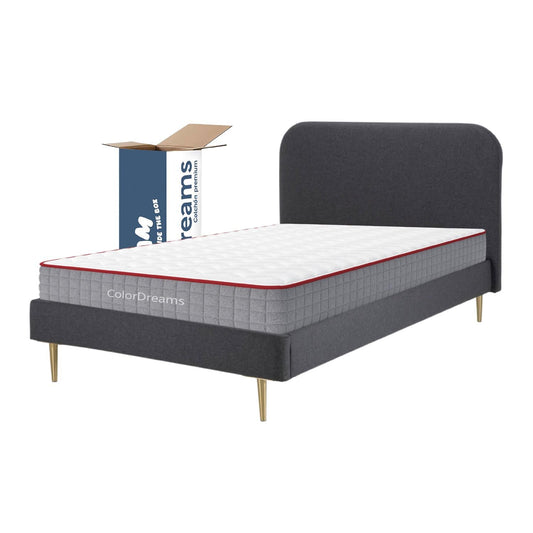 Base Cama Metal Madera + Colchón con Resortes IndividualBEDMODAL - SOLOSG20