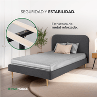 Thumbnail for Base De Cama Individual + Colchón Memory Essential En Caja