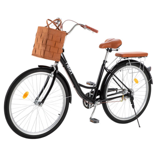 Bicicleta Urbana R26 Vintage Con Canastilla Retro ClásicaMaterialVINTA - N