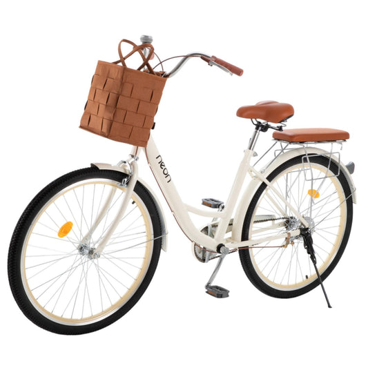 Bicicleta Urbana R26 Vintage Con Canastilla Retro ClásicaMaterialVINTA - B