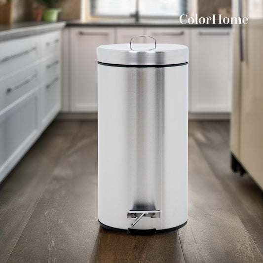 Botes de Basura 20L Metalico Acero Inox C/Pedal Cocina 2pzasTBINMET20 - 2