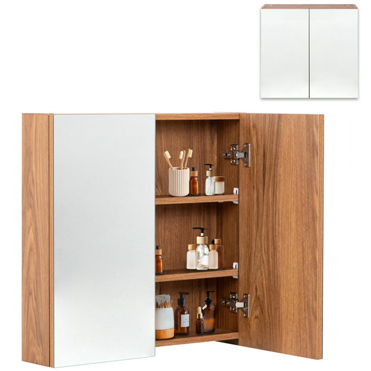 Botiquin Con Espejo Para Baño Organizador 2 Puertas GabineteBATH - MI60 - MAD