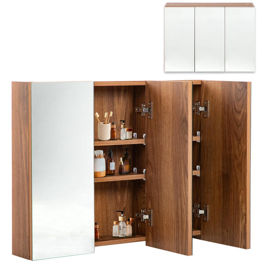 Botiquin Con Espejo Para Baño Organizador 3 Puertas GabineteBATH - MI75 - MAD