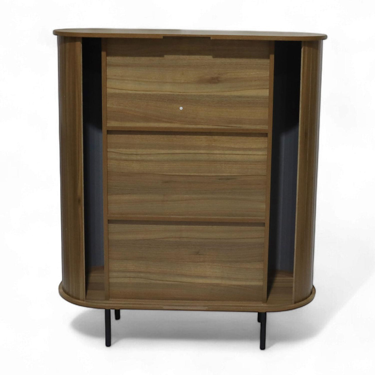 Buró Para Recámara Mesa De Noche Maple Moderno Minimalista