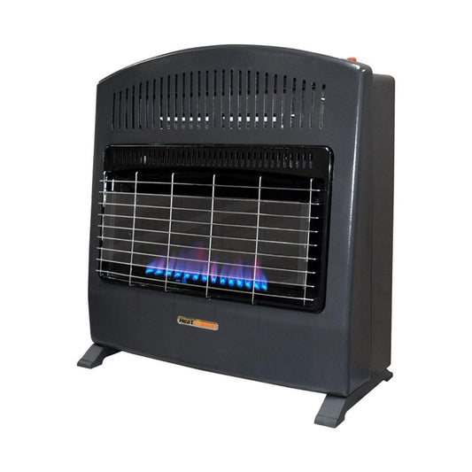 Calefactor Calentador de Pared Flama Azul 30,000 BTU Gas Natural Negro HG90W-BF-NAT Heat WaveHG90W-BF-NAT-MAC