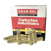 Thumbnail for Cartucho Fulminante Individual Amarillo Cal 22A Caja Con 100 Pcs ARI22AA Gram-Bel
