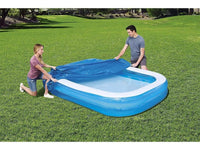 Thumbnail for Cobertor Cubierta para Alberca Inflable Rectangular Azul 262 x 175 x 51 cm Modelo 58319 Bestway