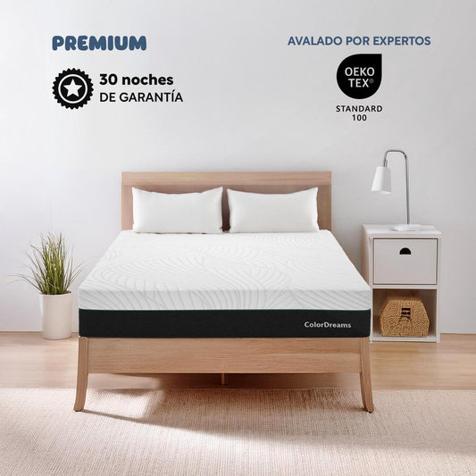 Colchón Individual En Caja Híbrido Resorte Pocket Foam 30 cmSOLOSPRING