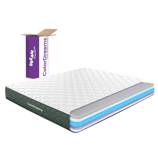 Colchón Matrimonial Essential Memory Foam ColorDreams 135x190x18 cm. Paga en 12 MSI. Comodidad y calidad garantizada.