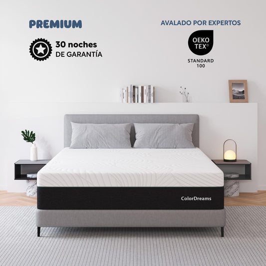 Colchón Queen Size Híbrido Resortes + Espuma En Caja 30 cmQUEENSPRING