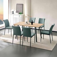 Thumbnail for Comedor 6 Sillas Modelo Vita Estilo Madera Moderno Elegante