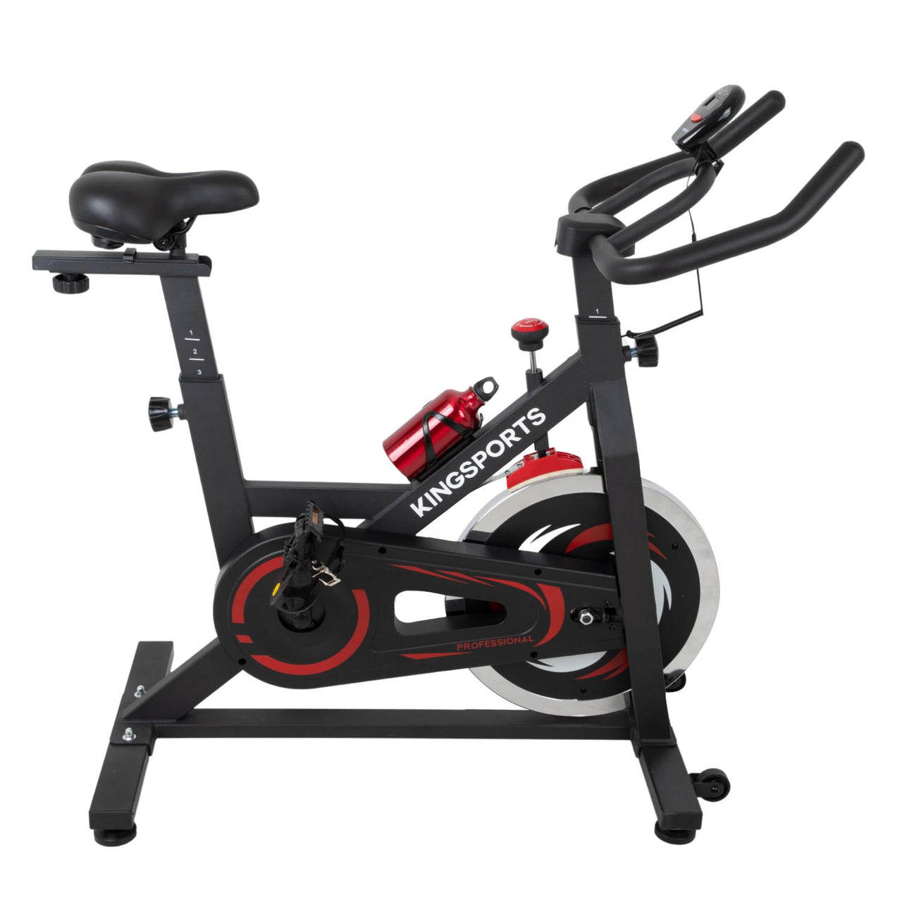 Bicicleta Fija 18 kg Estática Para Spinning Cardio Fitness