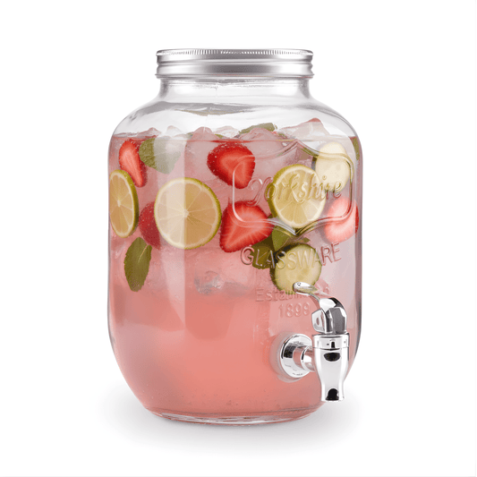 Dispensador Bebidas 4 Litros Mason Jar Vitrolero Con TapaJAR-MASON4
