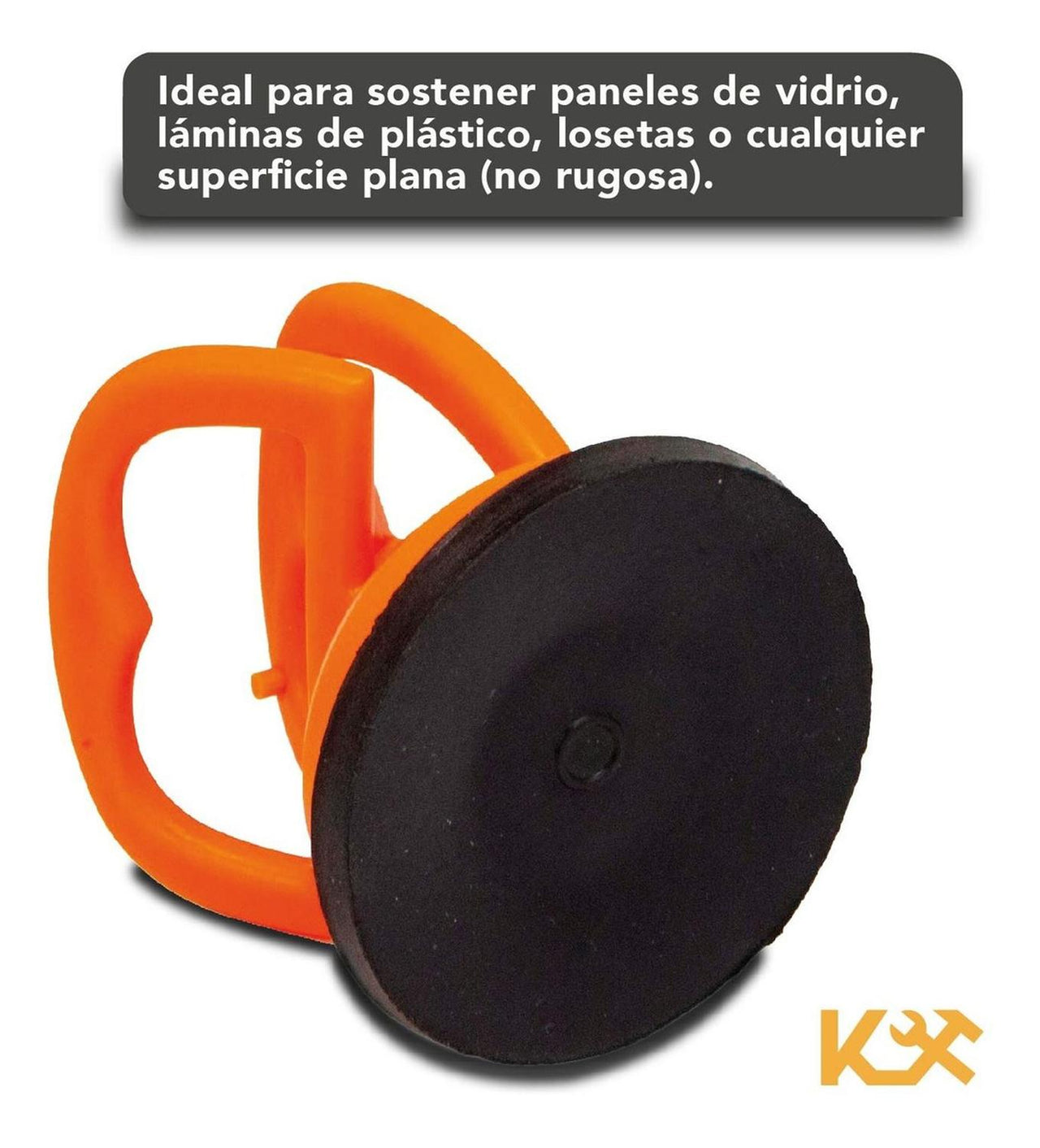 Succionador Copa 50 mm Capacidad 5 Kg Juego 4 Pzs. 302075 Kingsman