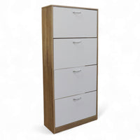 Thumbnail for Mueble Zapatero Organizador 4 Cajones Compacto Blanco