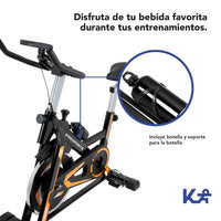 Thumbnail for Bicicleta Fija 10 kg Estática Para Spinning Cardio Fitness