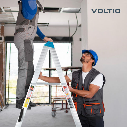 Escalera Plegable Aluminio 4 Escalones Fold A Step PortátilVOEPPRO4