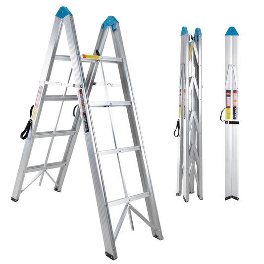 Escalera Plegable Aluminio 4 Escalones Fold A Step PortátilVOEPPRO4