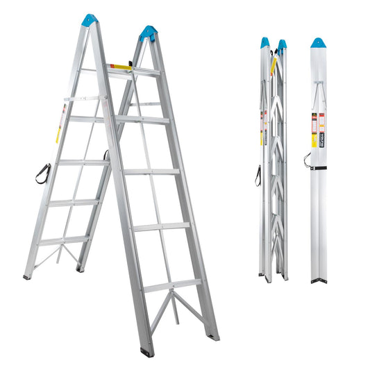 Escalera Plegable Aluminio 5 Escalones Fold A Step PortátilVOEPPRO5