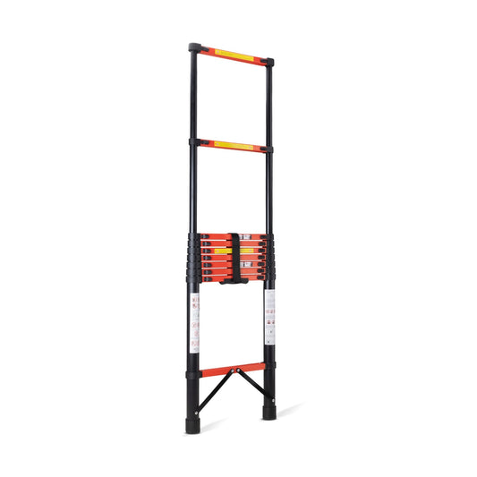 Escalera Telescópica Acero de Carbono 4 M 10 PeldañosVOET40