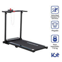 Thumbnail for Caminadora Electrica Plegable Color Negro Kingsports