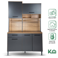 Thumbnail for Alacena Organizador Rack Multiusos Gabinete Despensero 210cm
