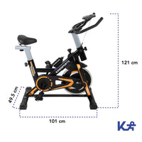 Thumbnail for Bicicleta Fija 10 kg Estática Para Spinning Cardio Fitness