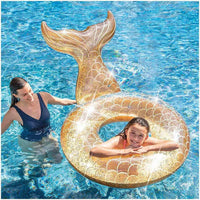 Thumbnail for Flotador Dona Cola De Sirena Glitter Brilllo Alberca Intex