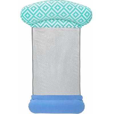 Flotador Inflable Alberca con Cabecera Azul 145x87 cm Modelo 43555 Bestway