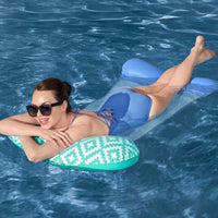 Thumbnail for Flotador Inflable Alberca con Cabecera Azul 145x87 cm Modelo 43555 Bestway