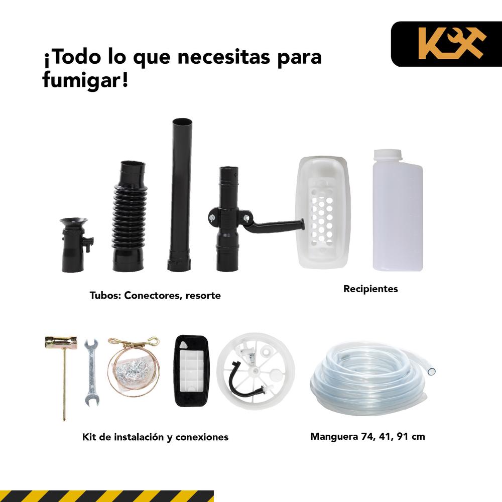 Fumigadora a Gasolina Aspersora 14L 2.8HP Liquidos Polvos 2T